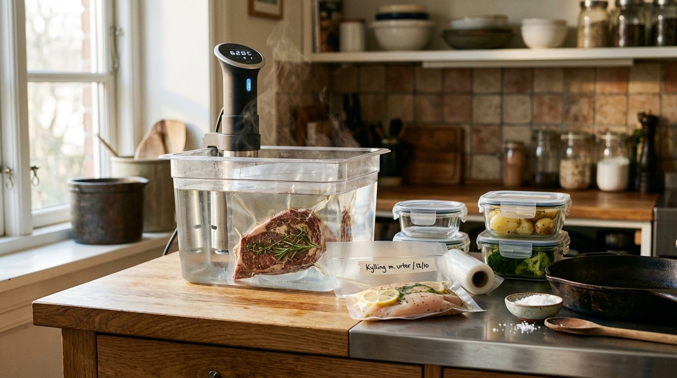 Illustrationsfoto til guiden: Sous vide i forvejen: nedkøl, opbevar og genopvarm sikkert